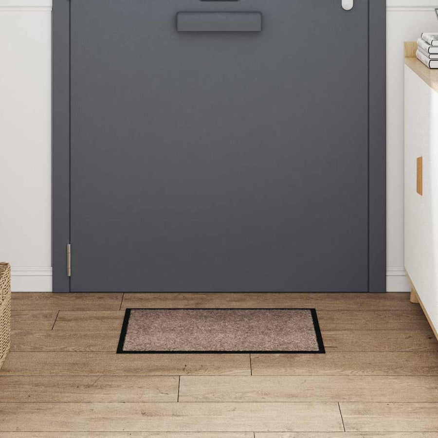 Deurmat Beige 40 x 60 cm Teddy Stof