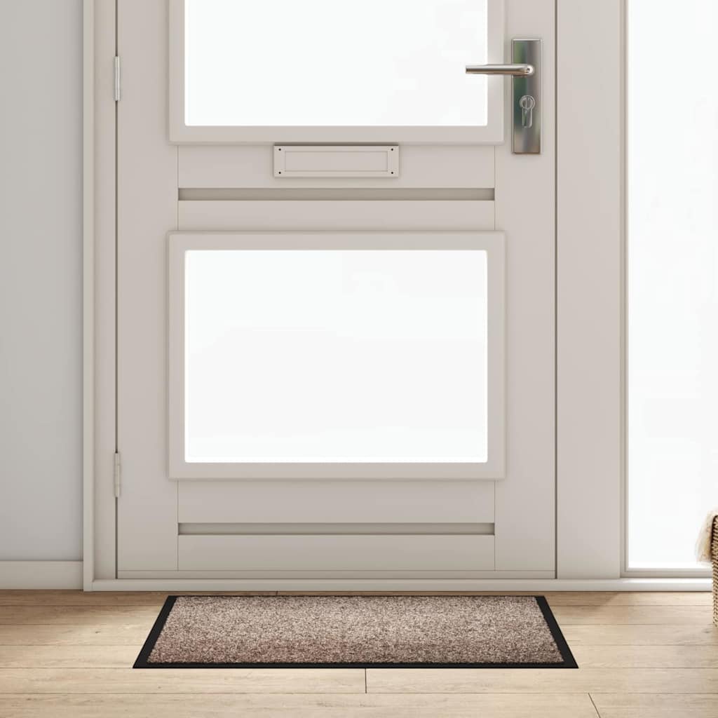 Deurmat Beige 60 x 80 cm Teddy Stof