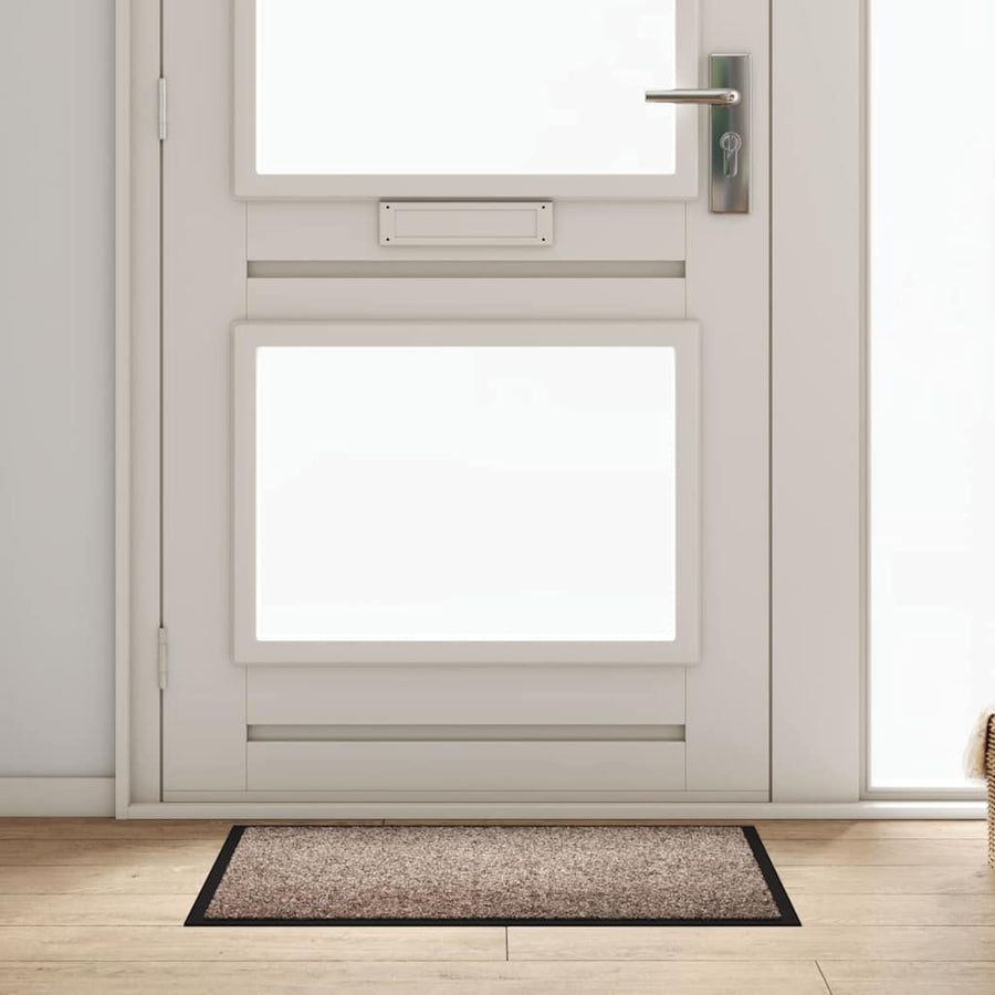 Deurmat Beige 60 x 80 cm Teddy Stof