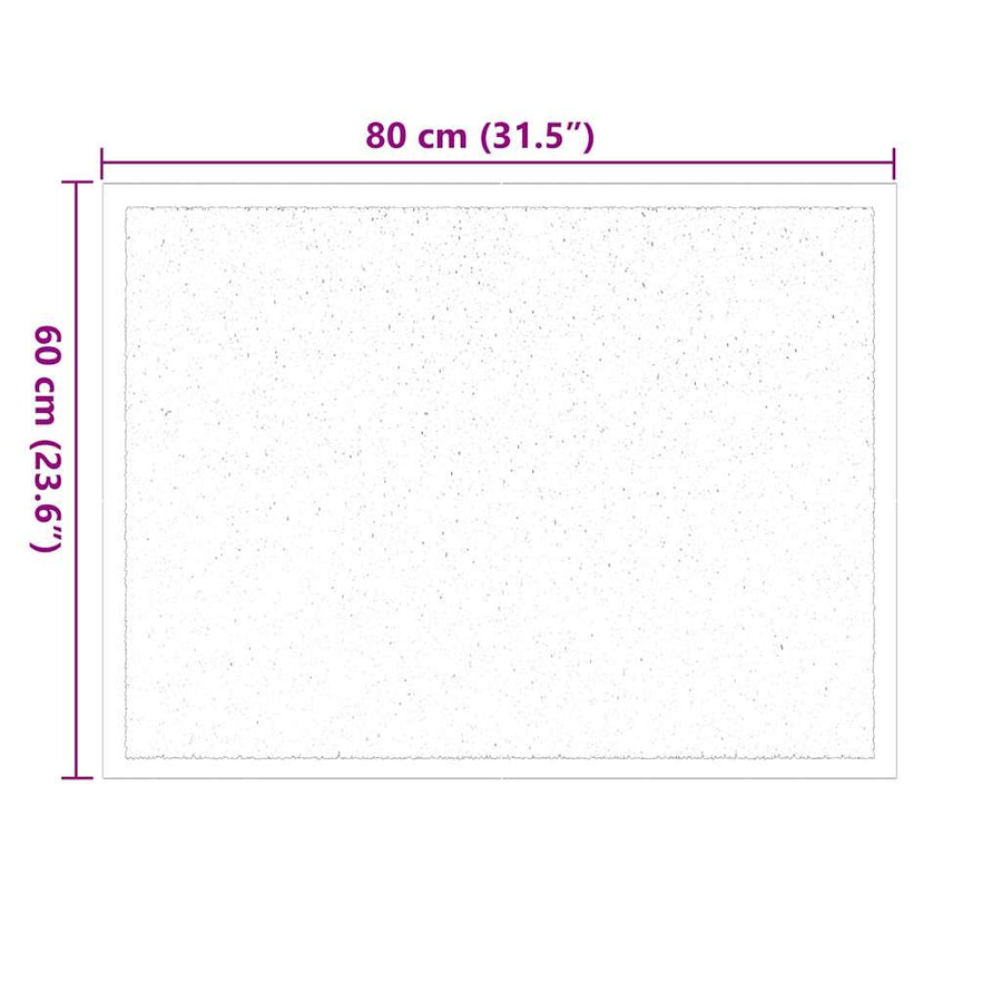 Deurmat Beige 60 x 80 cm Teddy Stof