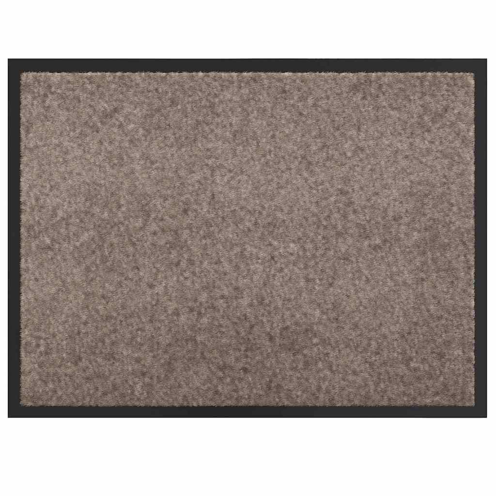 Deurmat Beige 60 x 80 cm Teddy Stof