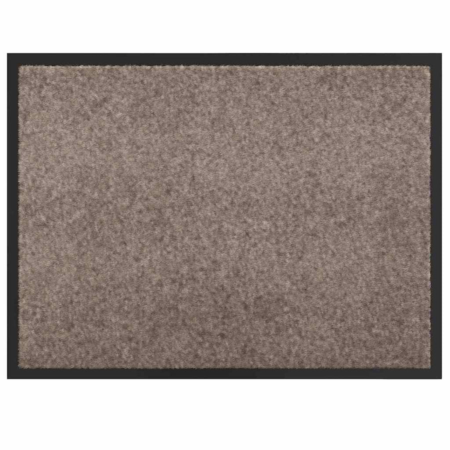 Deurmat Beige 60 x 80 cm Teddy Stof