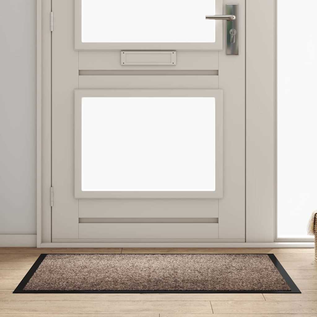 Deurmat Beige 80 x 120 cm Teddy Stof