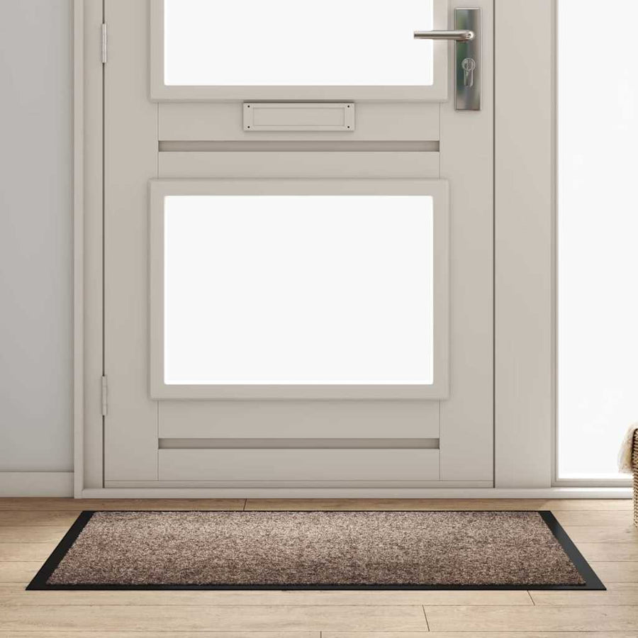 Deurmat Beige 80 x 120 cm Teddy Stof