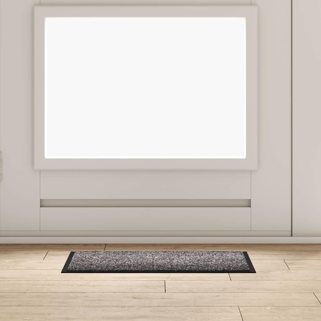 Deurmat Lichtgrijs 40 x 60 cm Teddy Stof
