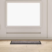 Deurmat lichtgrijs 60x40 cm teddy stof