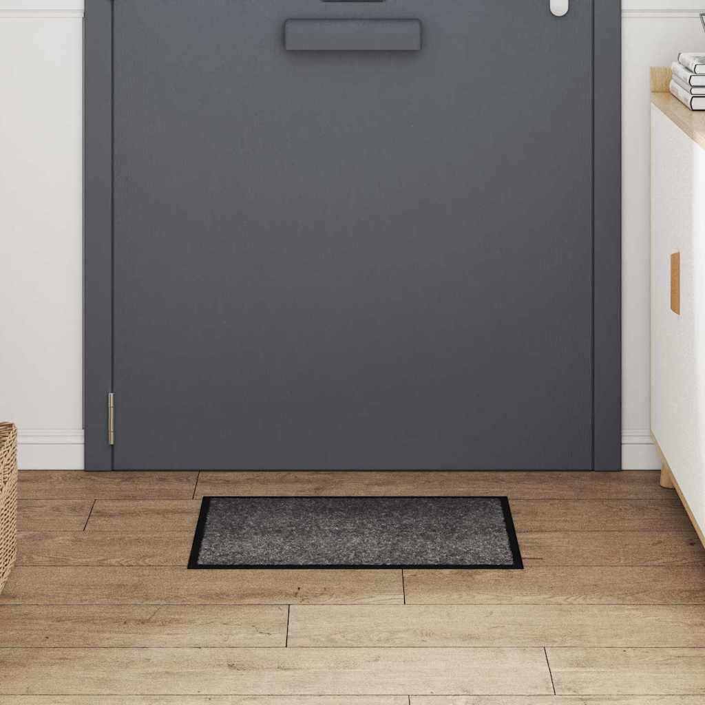 Deurmat Lichtgrijs 40 x 60 cm Teddy Stof