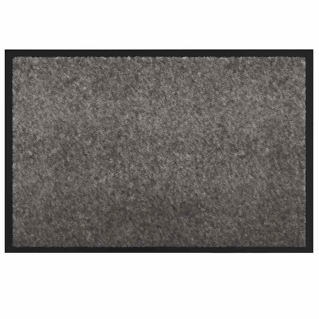 Deurmat Lichtgrijs 40 x 60 cm Teddy Stof