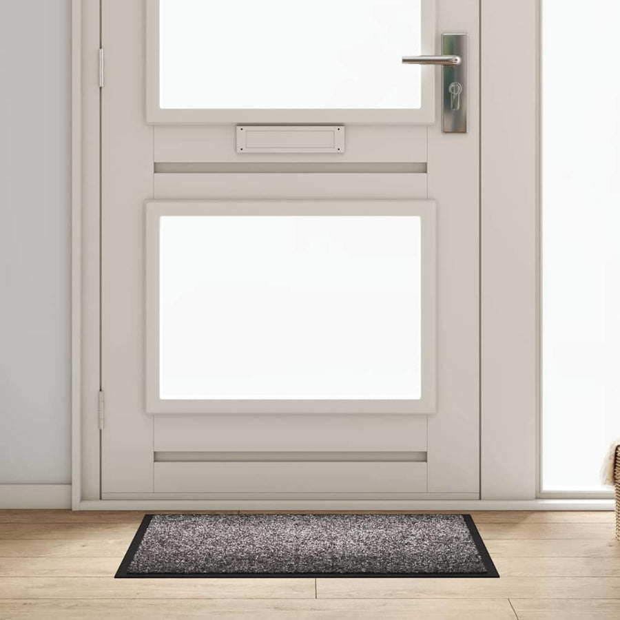 Deurmat Lichtgrijs 60 x 80 cm Teddy Stof