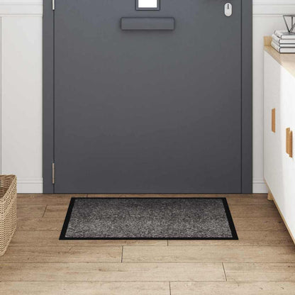 Deurmat Lichtgrijs 60 x 80 cm Teddy Stof