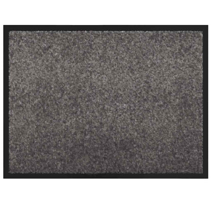 Deurmat Lichtgrijs 60 x 80 cm Teddy Stof