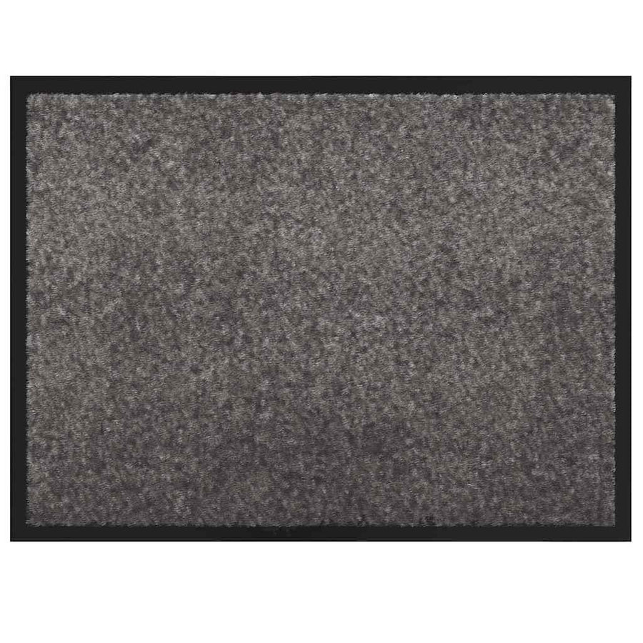 Deurmat Lichtgrijs 60 x 80 cm Teddy Stof
