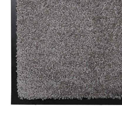 Deurmat Lichtgrijs 80 x 120 cm Teddy Stof