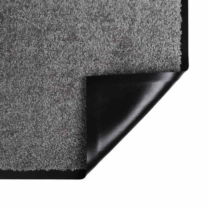 Deurmat Lichtgrijs 80 x 120 cm Teddy Stof