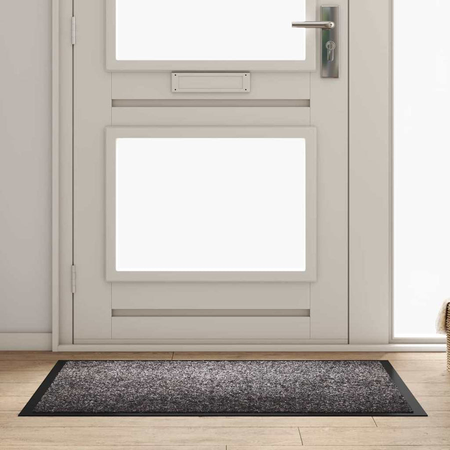Deurmat Lichtgrijs 80 x 120 cm Teddy Stof