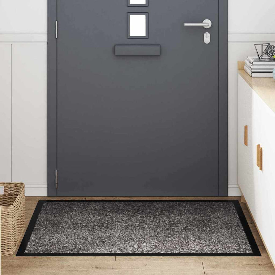 Deurmat Lichtgrijs 80 x 120 cm Teddy Stof