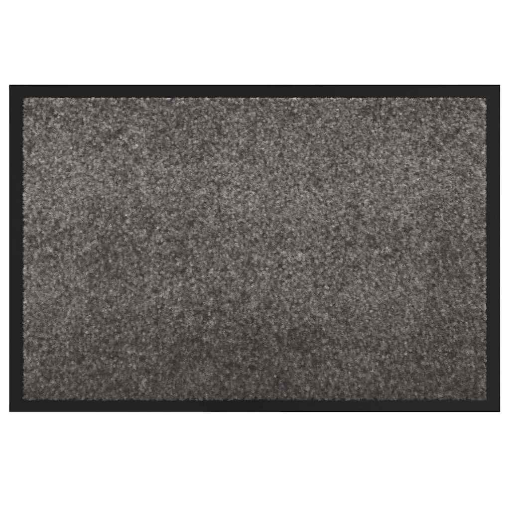 Deurmat Lichtgrijs 80 x 120 cm Teddy Stof