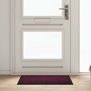 Deurmat bordeauxrood 60x40 cm teddy stof