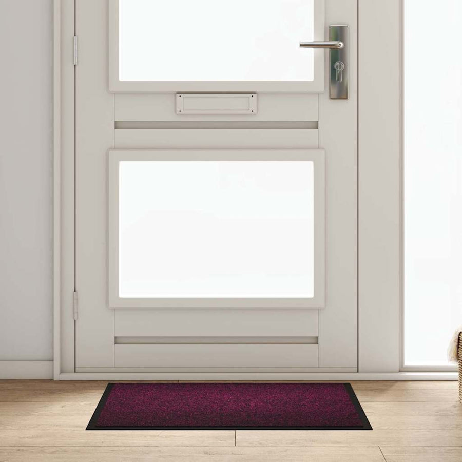 Deurmat Bordeauxrood 60 x 80 cm Teddy Stof