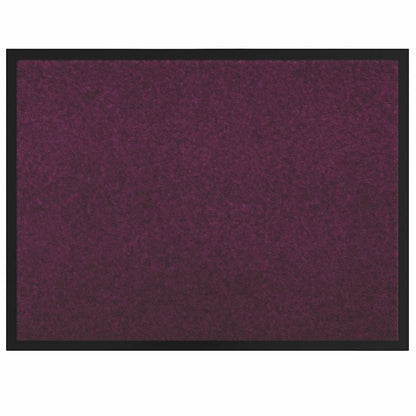Deurmat Bordeauxrood 60 x 80 cm Teddy Stof