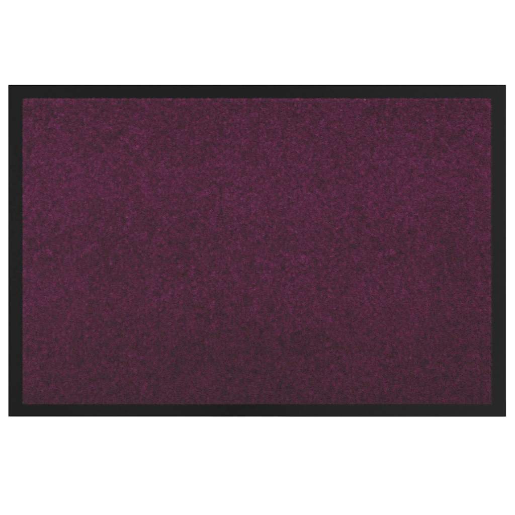 Deurmat Bordeauxrood 80 x 120 cm Teddy Stof