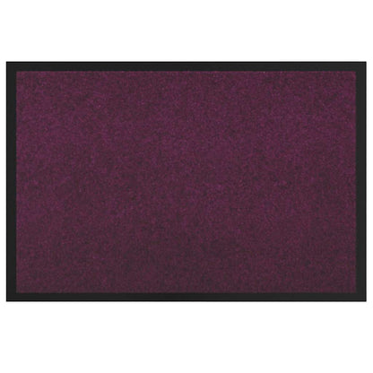 Deurmat Bordeauxrood 80 x 120 cm Teddy Stof