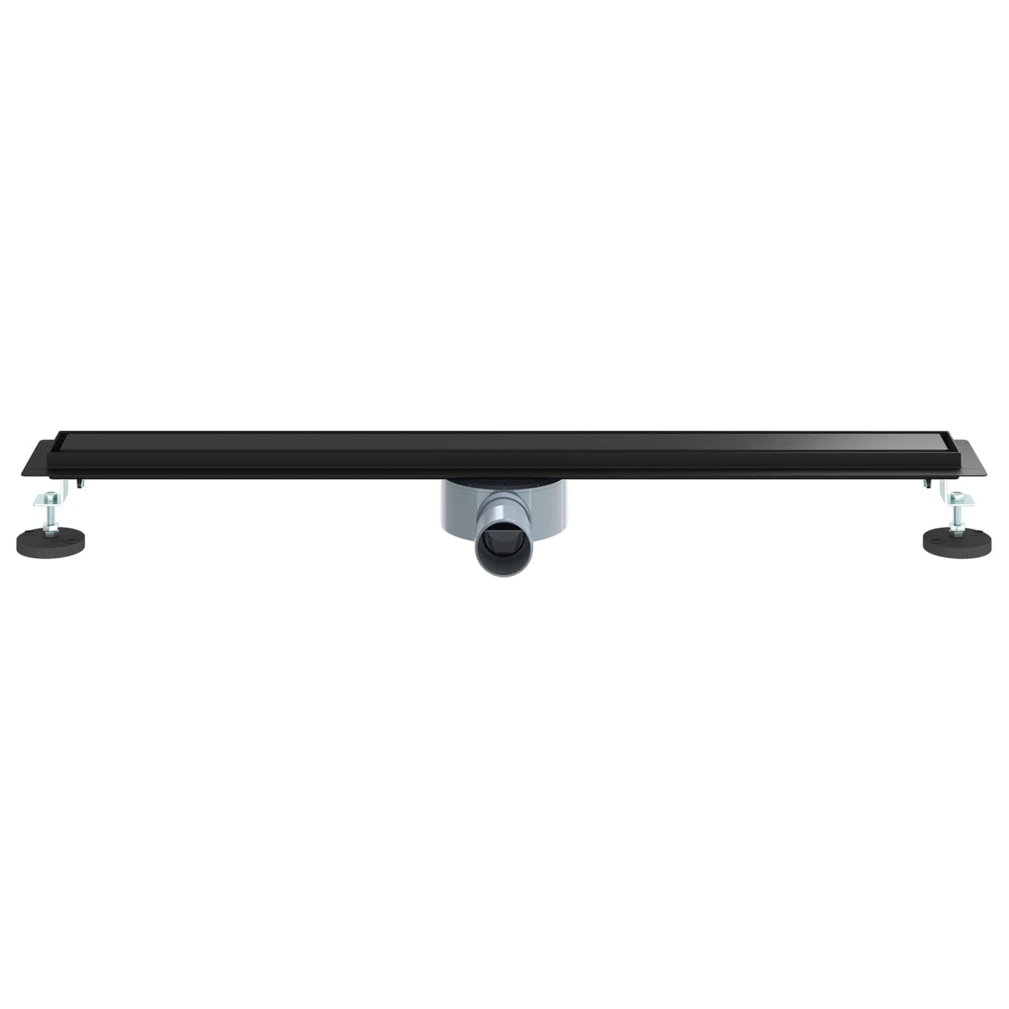 Doucheafvoer 2-In-1 Met 360° Sifon 80 cm Zwart