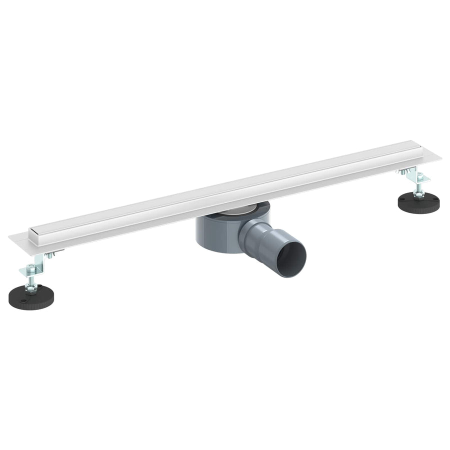 360° Doucheafvoer Met Slank Model Zilver 60 cm