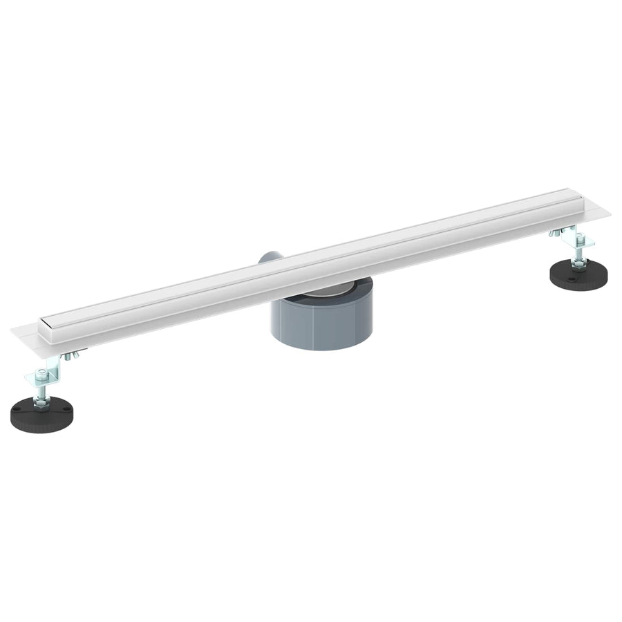 360° Doucheafvoer Met Slank Model Zilver 60 cm