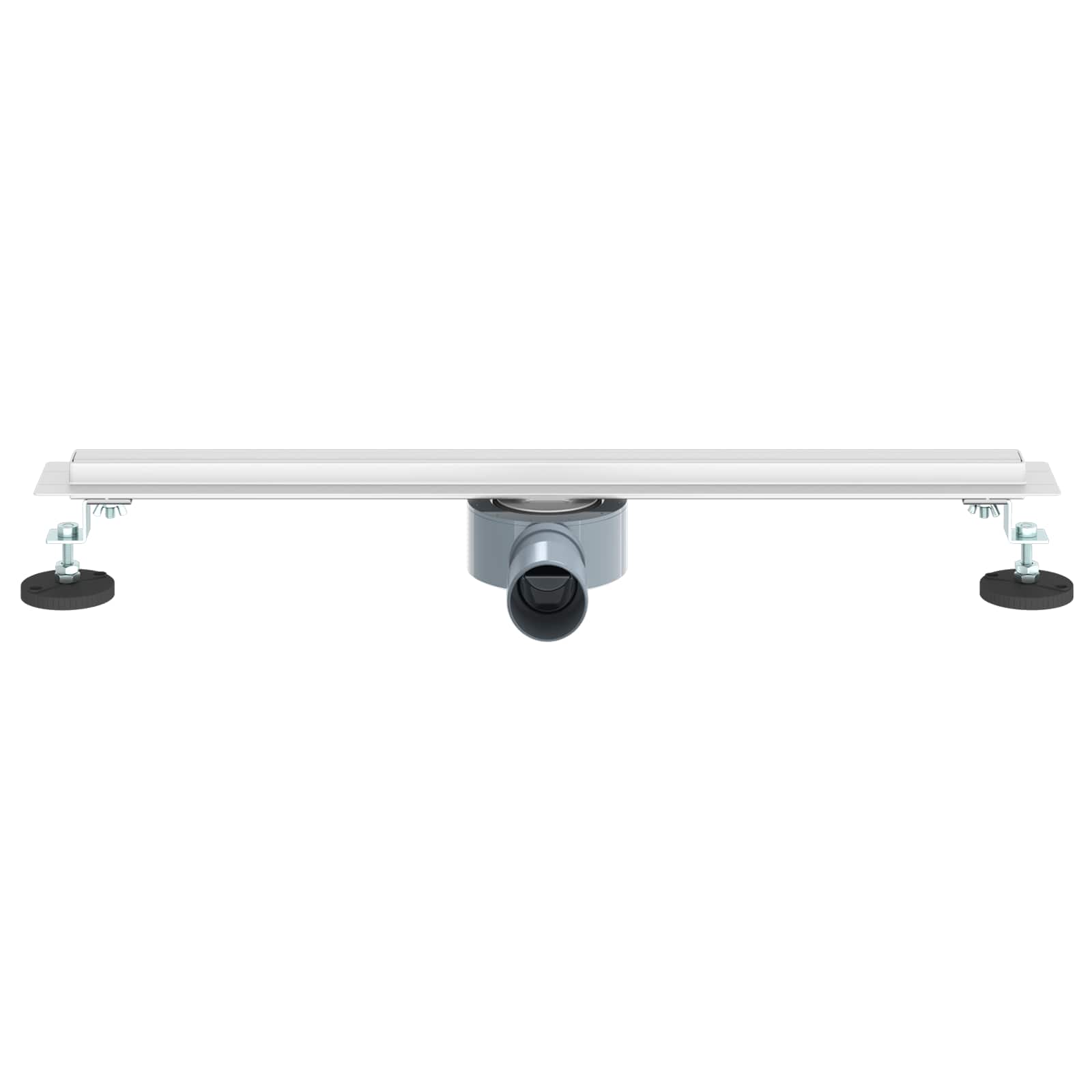 360° Doucheafvoer Met Slank Model Zilver 60 cm