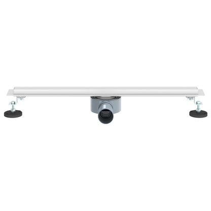 360° Doucheafvoer Met Slank Model Zilver 60 cm