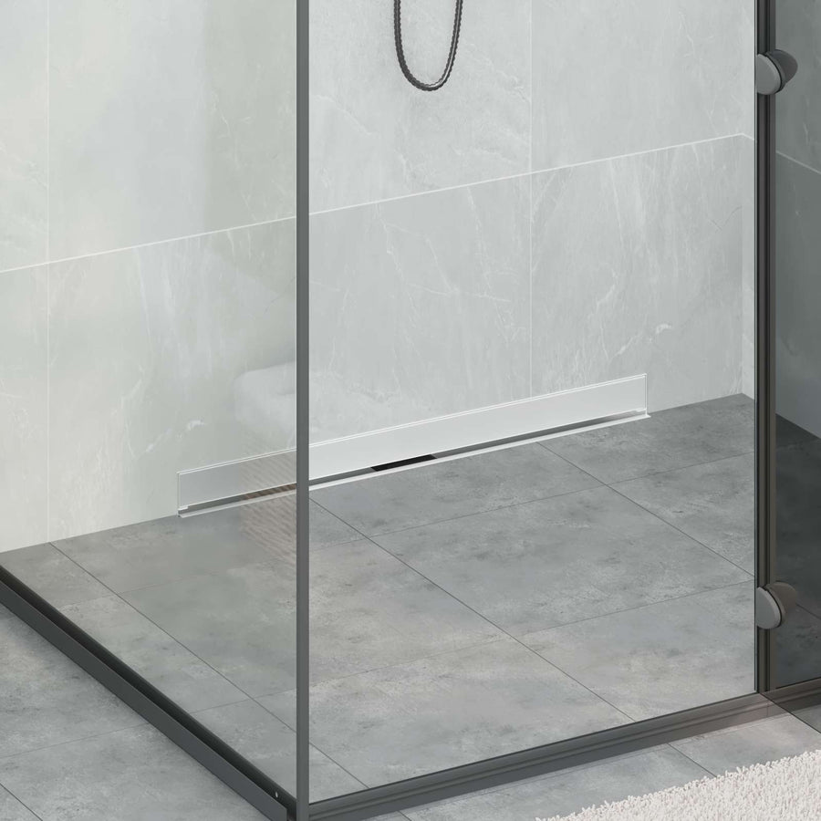 Wandgemonteerde Douche Afvoer Zilver 80 cm Roestvrij staal 304