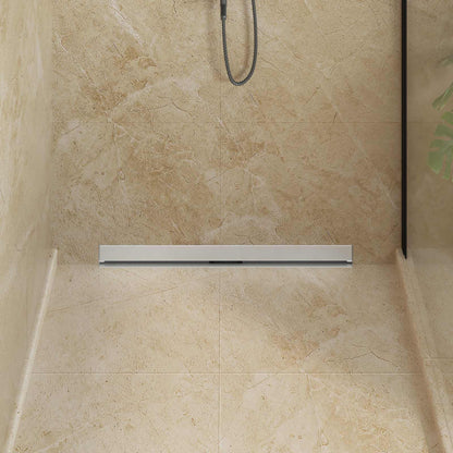 Wandgemonteerde Douche Afvoer Zilver 80 cm Roestvrij staal 304