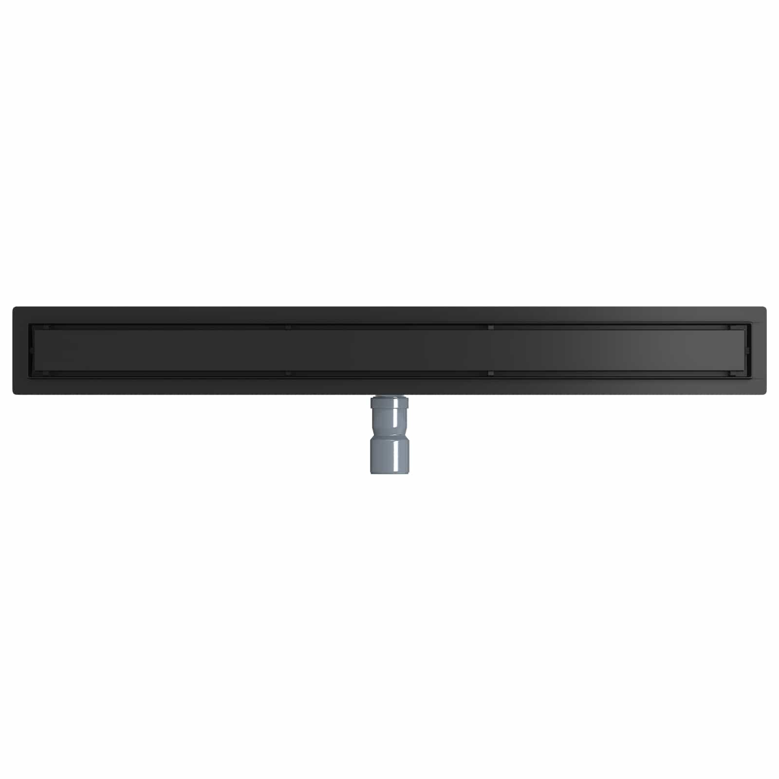 Doucheafvoer 2-In-1 Met 360° Sifon 90 cm Zwart