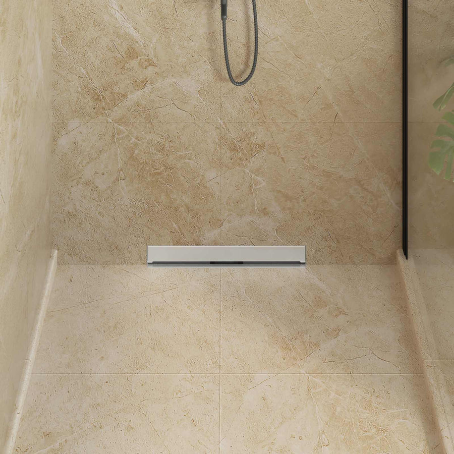 Wandgemonteerde Douche Afvoer Zilver 50 cm Roestvrij staal 304