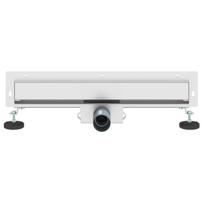 Wandgemonteerde Douche Afvoer Zilver 50 cm Roestvrij staal 304