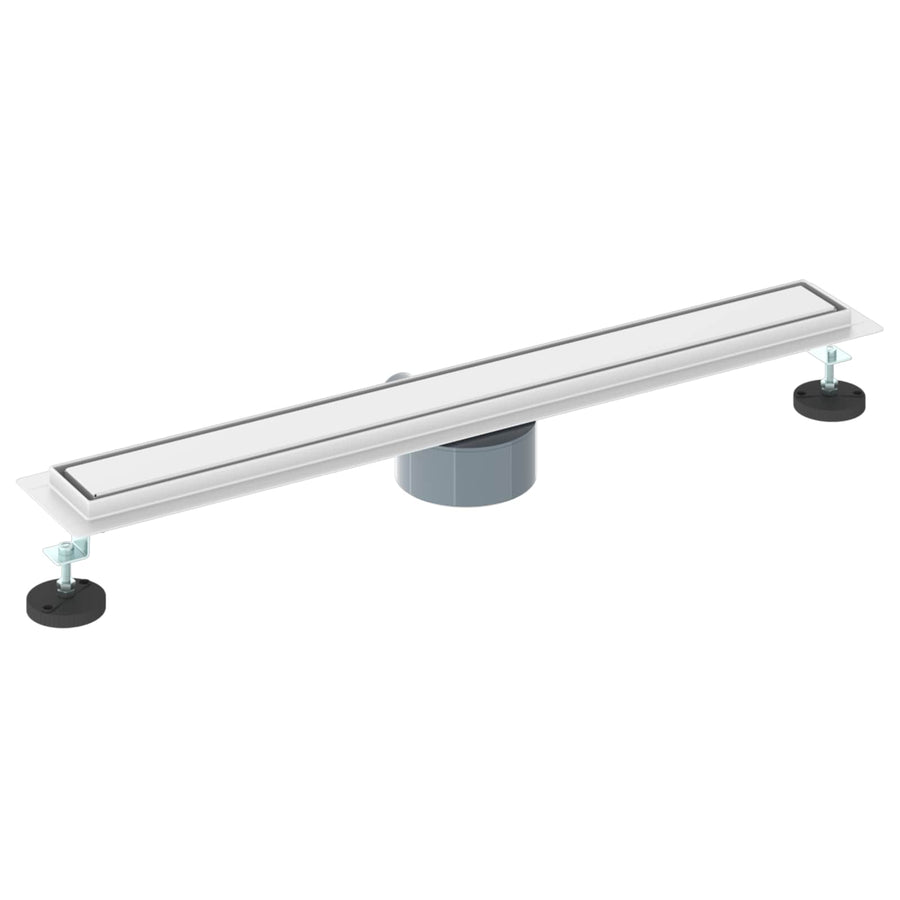 Doucheafvoer 2-in-1 met 360° Sifon Zilver 70 cm