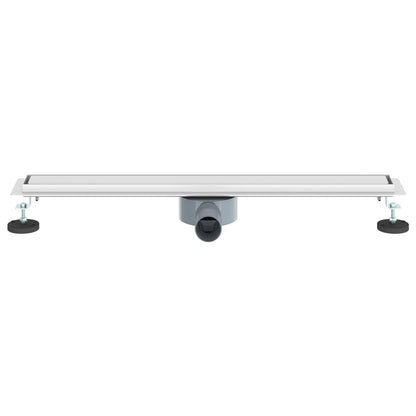 Doucheafvoer 2-in-1 met 360° Sifon Zilver 70 cm