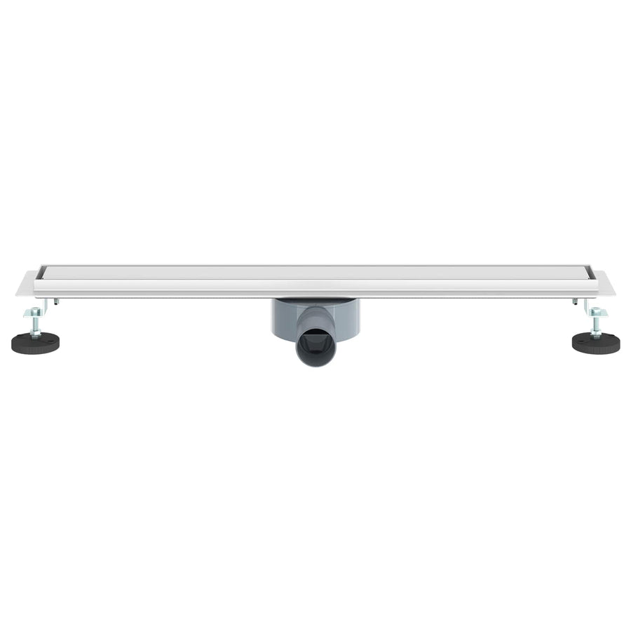 Doucheafvoer 2-in-1 met 360° Sifon Zilver 70 cm