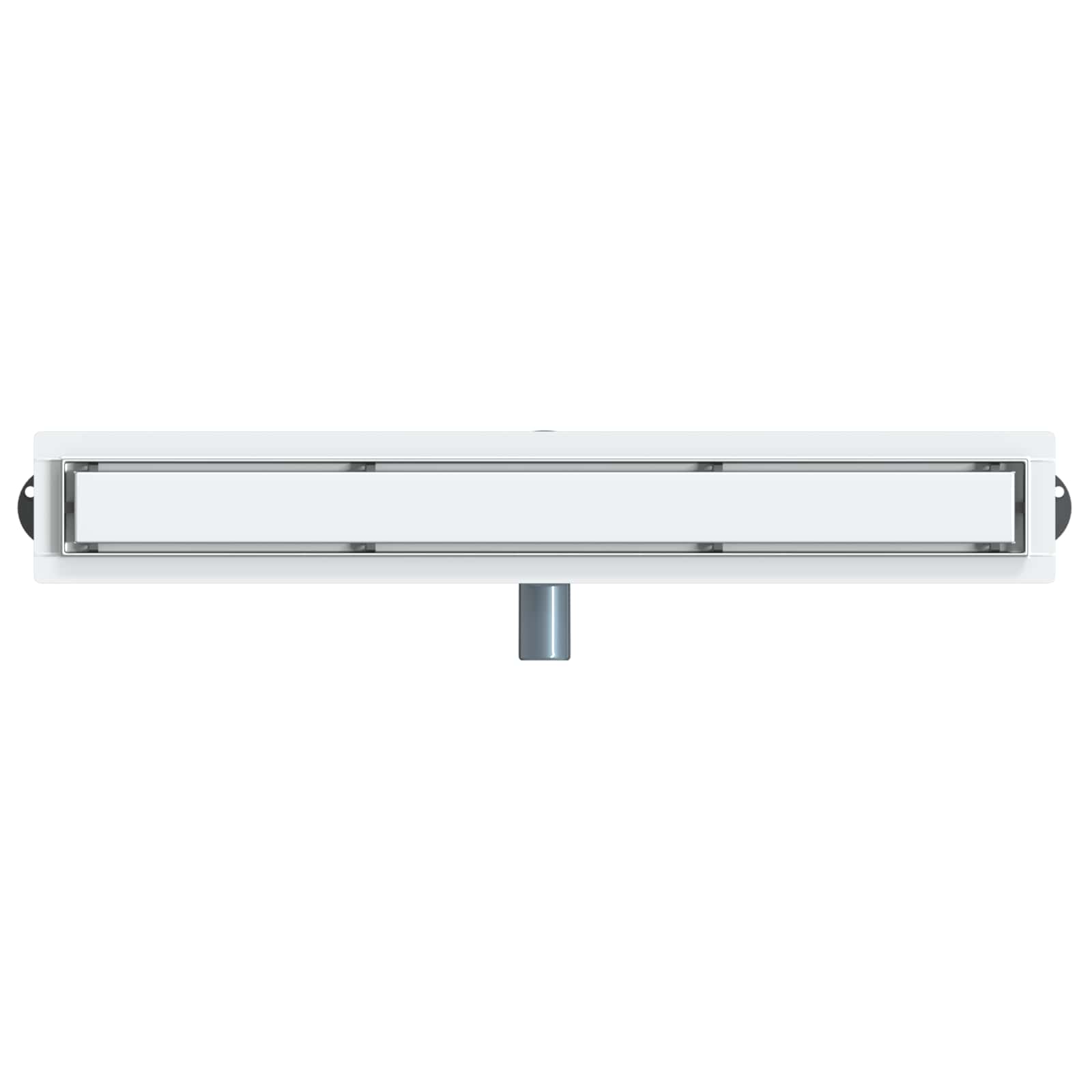 Doucheafvoer 2-in-1 met 360° Sifon Zilver 70 cm