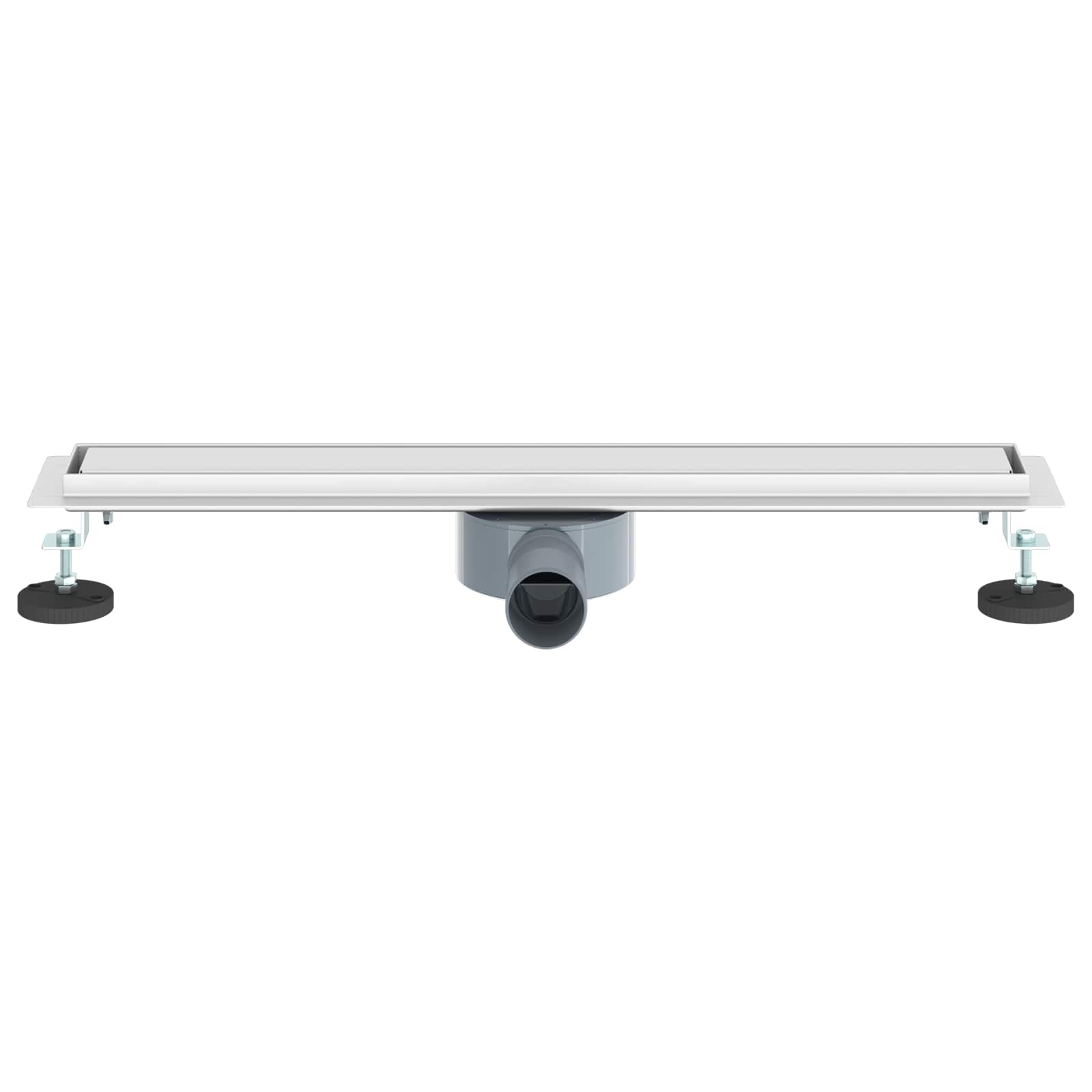 Doucheafvoer 2-in-1 met 360° Sifon Zilver 60 cm