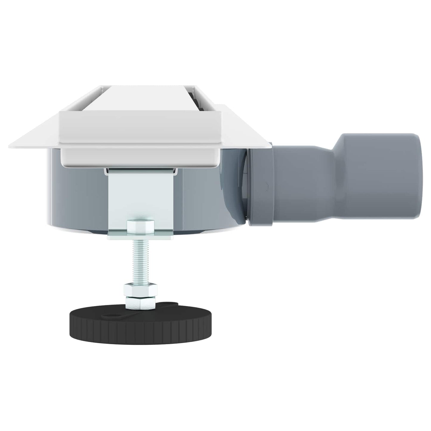 Doucheafvoer 2-in-1 met 360° Sifon Zilver 60 cm