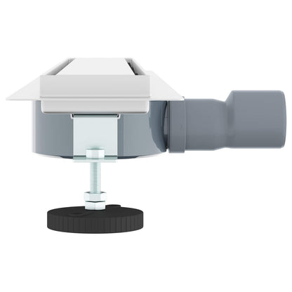 Doucheafvoer 2-in-1 met 360° Sifon Zilver 60 cm
