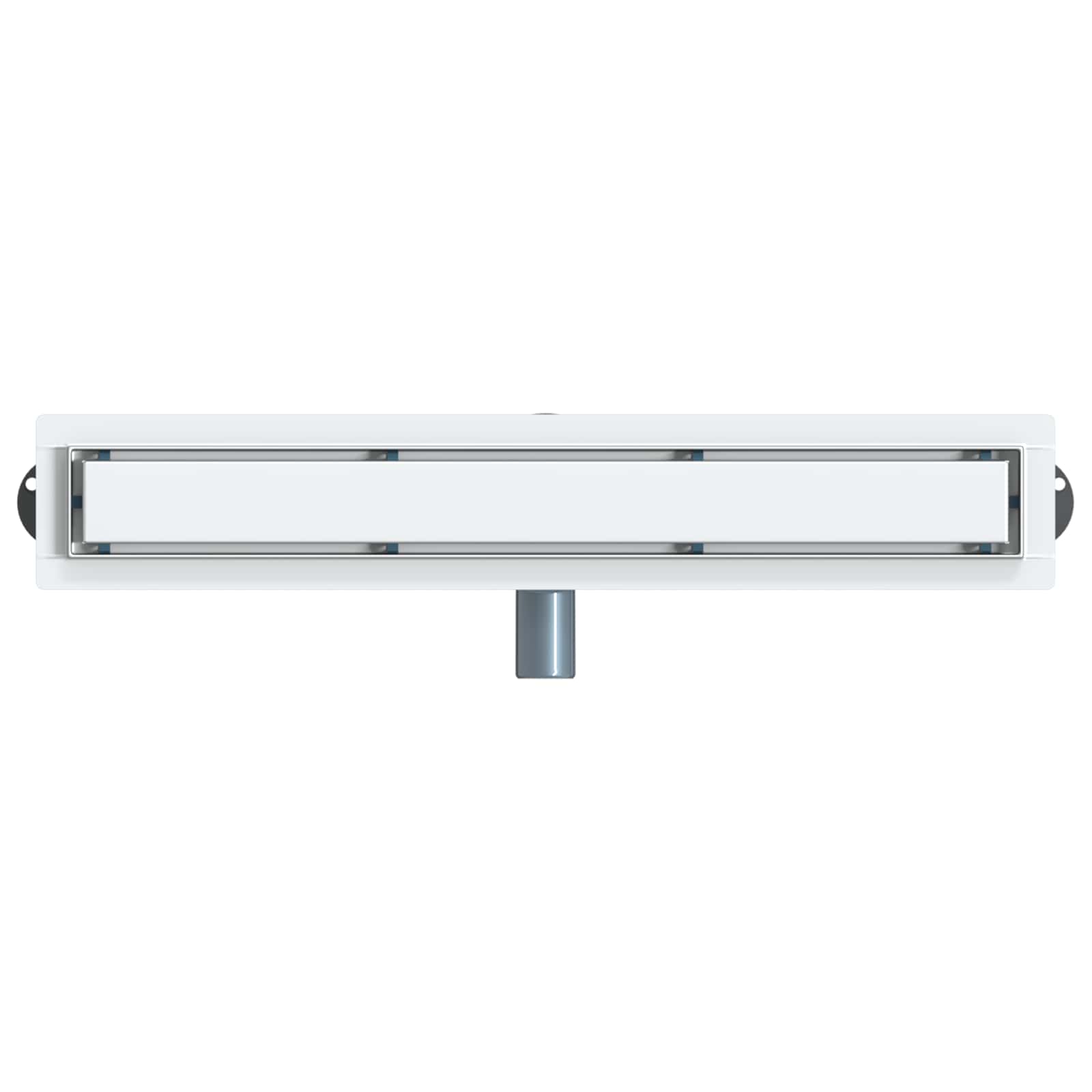 Doucheafvoer 2-in-1 met 360° Sifon Zilver 60 cm