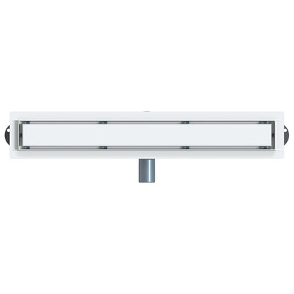 Doucheafvoer 2-in-1 met 360° Sifon Zilver 60 cm