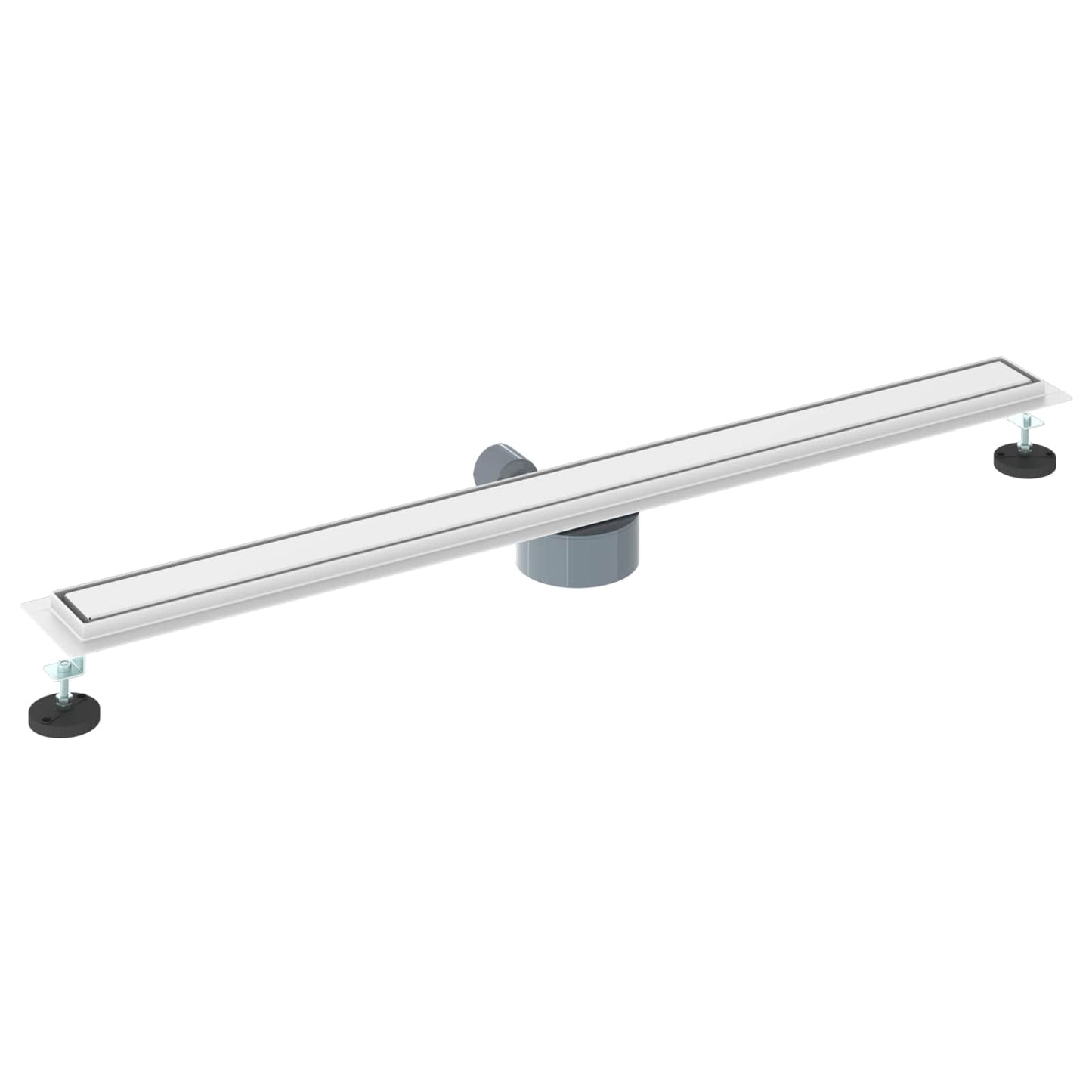 Doucheafvoer 2-In-1 Met 360° Sifon 100 cm Zilver