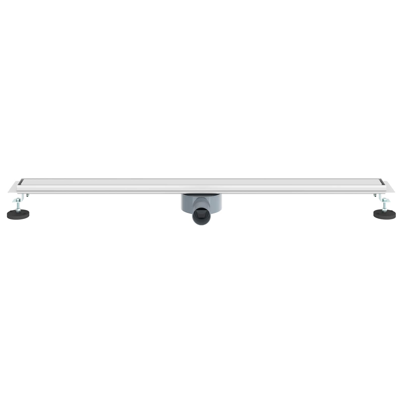 Doucheafvoer 2-In-1 Met 360° Sifon 100 cm Zilver