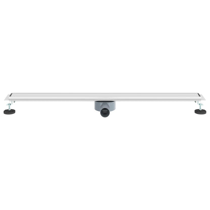 Doucheafvoer 2-In-1 Met 360° Sifon 100 cm Zilver