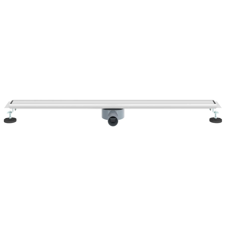 Doucheafvoer 2-In-1 Met 360° Sifon 100 cm Zilver
