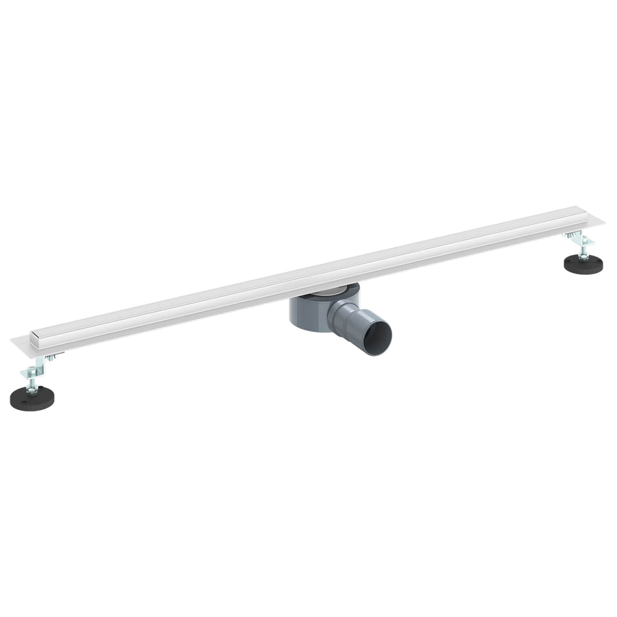 360° Doucheafvoer Met Slank Model Zilver 90 cm